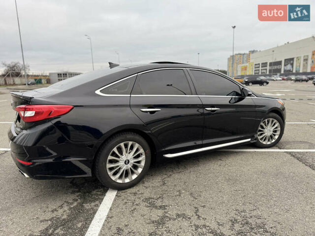 Черный Хендай Соната, объемом двигателя 2.4 л и пробегом 250 тыс. км за 10500 $, фото 8 на Automoto.ua