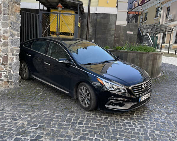 Черный Хендай Соната, объемом двигателя 2.4 л и пробегом 116 тыс. км за 15000 $, фото 11 на Automoto.ua