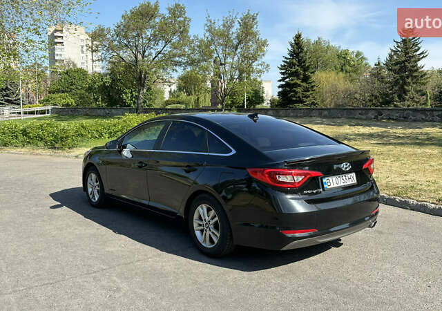 Хендай Соната 2015 в Кременчуге на Automoto.ua Черный Хендай Соната, объемом двигателя 2.36 л и пробегом 114 тыс. км за 10500 $, фото 3 на Automoto.ua