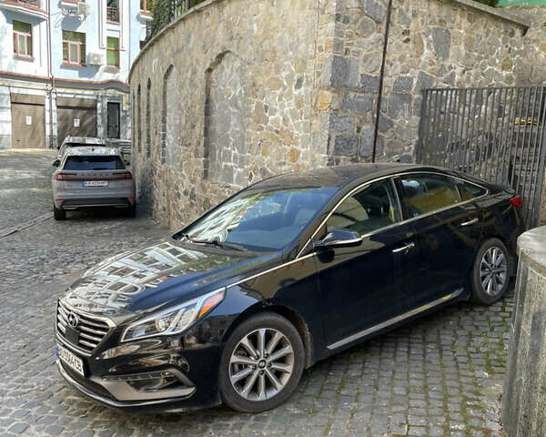 Черный Хендай Соната, объемом двигателя 2.4 л и пробегом 116 тыс. км за 15000 $, фото 12 на Automoto.ua