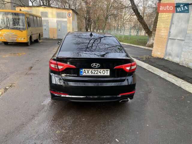 Черный Хендай Соната, объемом двигателя 2.36 л и пробегом 133 тыс. км за 10800 $, фото 8 на Automoto.ua