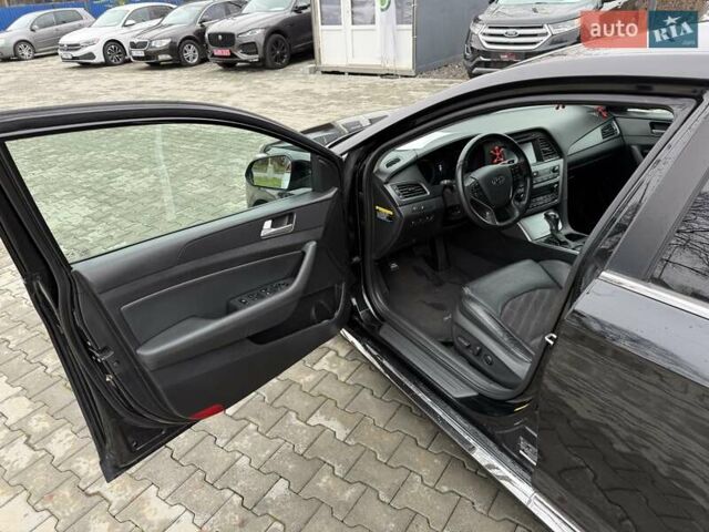 Черный Хендай Соната, объемом двигателя 2.36 л и пробегом 130 тыс. км за 10700 $, фото 18 на Automoto.ua