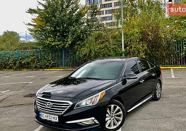 Черный Хендай Соната, объемом двигателя 2.36 л и пробегом 243 тыс. км за 10850 $, фото 2 на Automoto.ua