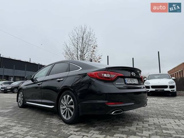 Черный Хендай Соната, объемом двигателя 2.36 л и пробегом 130 тыс. км за 10700 $, фото 8 на Automoto.ua