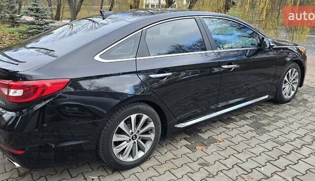 Чорний Хендай Соната, об'ємом двигуна 2.36 л та пробігом 159 тис. км за 12450 $, фото 8 на Automoto.ua
