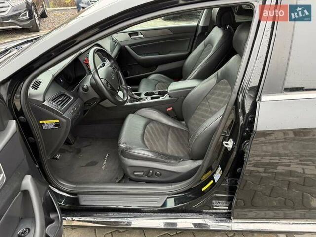 Черный Хендай Соната, объемом двигателя 2.36 л и пробегом 130 тыс. км за 10700 $, фото 20 на Automoto.ua