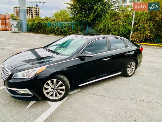 Черный Хендай Соната, объемом двигателя 2.36 л и пробегом 243 тыс. км за 10850 $, фото 7 на Automoto.ua