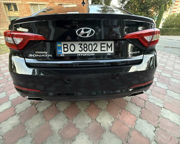 Чорний Хендай Соната, об'ємом двигуна 2.4 л та пробігом 150 тис. км за 10000 $, фото 10 на Automoto.ua