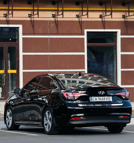 Черный Хендай Соната, объемом двигателя 2 л и пробегом 120 тыс. км за 17199 $, фото 13 на Automoto.ua