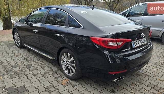 Чорний Хендай Соната, об'ємом двигуна 2.36 л та пробігом 159 тис. км за 12450 $, фото 3 на Automoto.ua