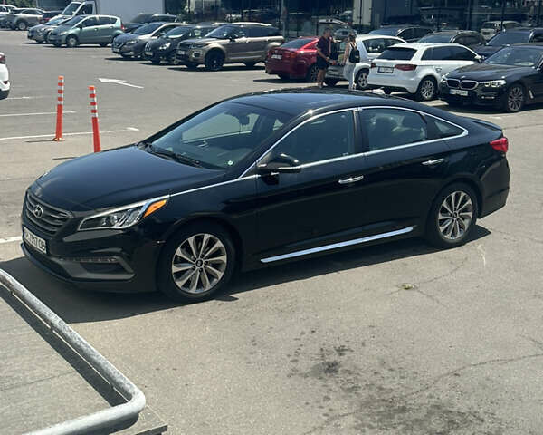 Черный Хендай Соната, объемом двигателя 2.36 л и пробегом 104 тыс. км за 12000 $, фото 3 на Automoto.ua