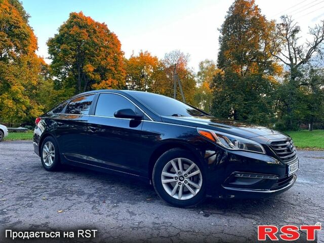 Черный Хендай Соната, объемом двигателя 2.4 л и пробегом 190 тыс. км за 8500 $, фото 2 на Automoto.ua