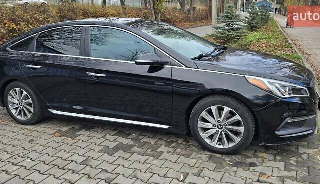 Чорний Хендай Соната, об'ємом двигуна 2.36 л та пробігом 159 тис. км за 12450 $, фото 10 на Automoto.ua