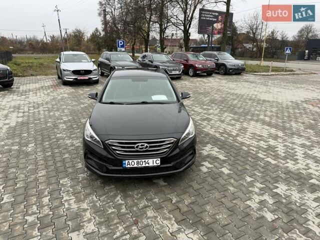 Черный Хендай Соната, объемом двигателя 2.36 л и пробегом 130 тыс. км за 10700 $, фото 2 на Automoto.ua