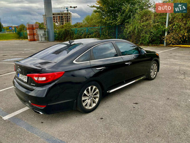Черный Хендай Соната, объемом двигателя 2.36 л и пробегом 243 тыс. км за 10850 $, фото 18 на Automoto.ua