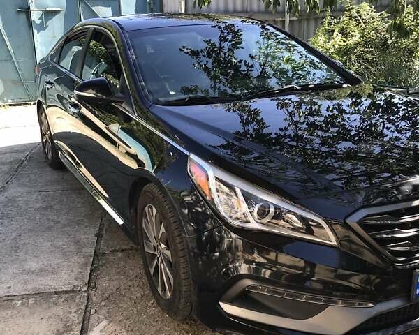 Черный Хендай Соната, объемом двигателя 2.36 л и пробегом 147 тыс. км за 11500 $, фото 7 на Automoto.ua