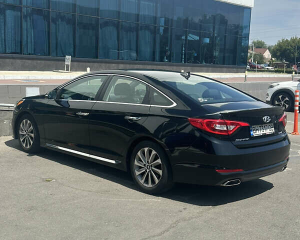 Черный Хендай Соната, объемом двигателя 2.36 л и пробегом 104 тыс. км за 12000 $, фото 4 на Automoto.ua