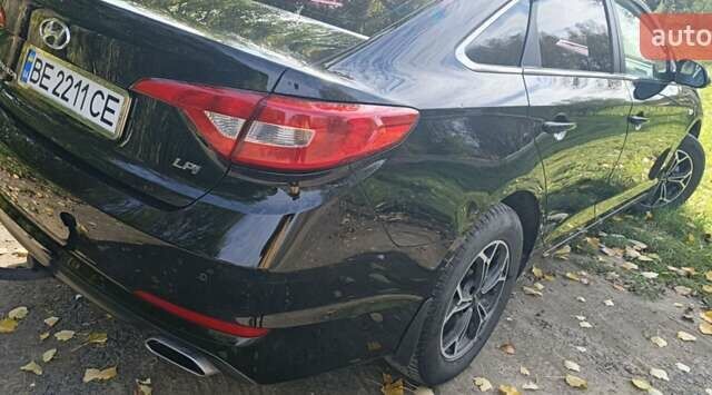 Хендай Соната 2016 в Тростянце на Automoto.ua Черный Хендай Соната, объемом двигателя 2 л и пробегом 220 тыс. км за 12000 $, фото 19 на Automoto.ua