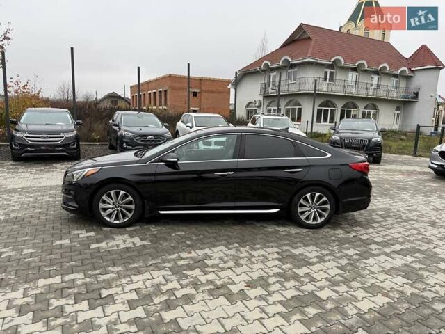 Черный Хендай Соната, объемом двигателя 2.36 л и пробегом 130 тыс. км за 10700 $, фото 5 на Automoto.ua