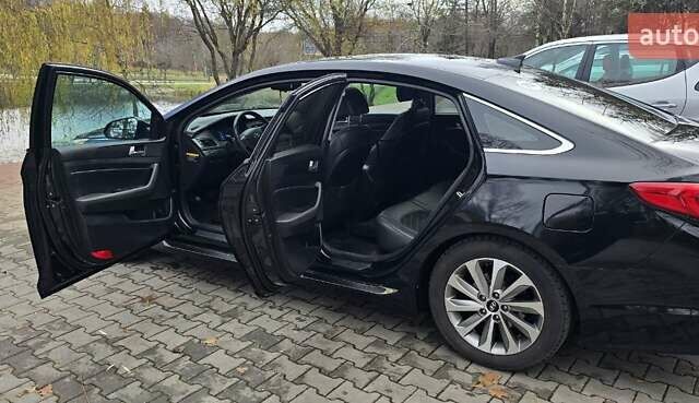 Чорний Хендай Соната, об'ємом двигуна 2.36 л та пробігом 159 тис. км за 12450 $, фото 23 на Automoto.ua