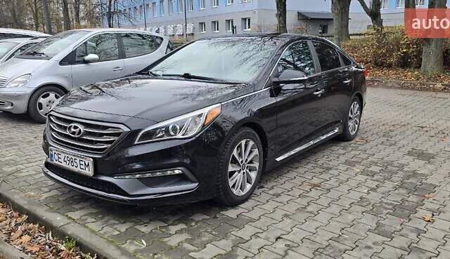 Чорний Хендай Соната, об'ємом двигуна 2.36 л та пробігом 159 тис. км за 12450 $, фото 16 на Automoto.ua
