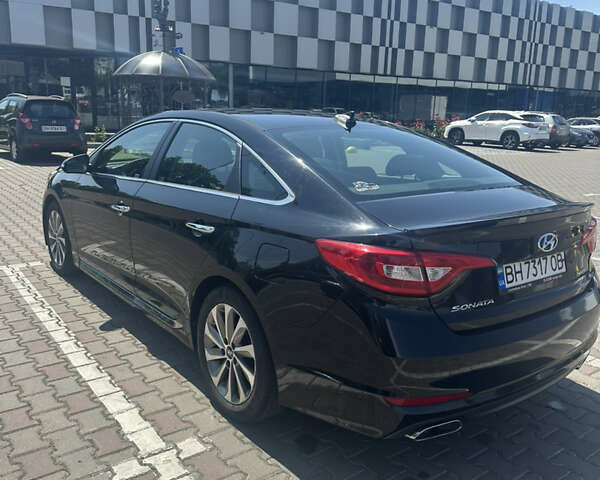 Черный Хендай Соната, объемом двигателя 2.36 л и пробегом 104 тыс. км за 12000 $, фото 2 на Automoto.ua