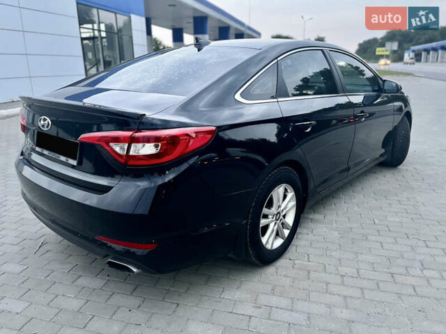 Черный Хендай Соната, объемом двигателя 2.36 л и пробегом 81 тыс. км за 12500 $, фото 7 на Automoto.ua