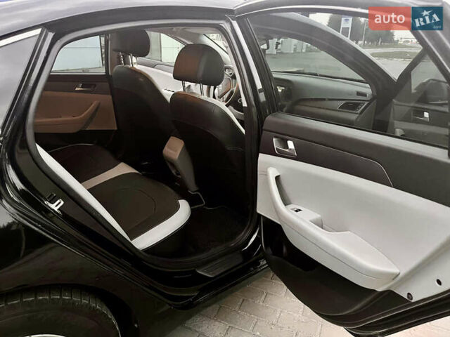 Черный Хендай Соната, объемом двигателя 2.36 л и пробегом 81 тыс. км за 12500 $, фото 18 на Automoto.ua