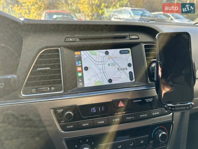 Черный Хендай Соната, объемом двигателя 2.36 л и пробегом 132 тыс. км за 12500 $, фото 21 на Automoto.ua