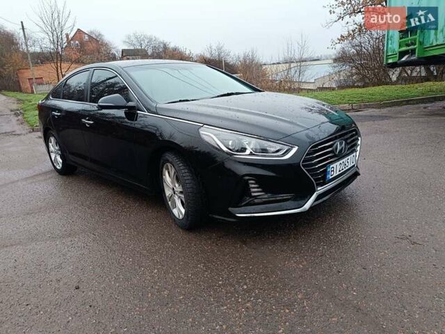 Черный Хендай Соната, объемом двигателя 2.36 л и пробегом 70 тыс. км за 11700 $, фото 4 на Automoto.ua