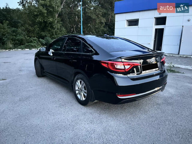 Черный Хендай Соната, объемом двигателя 2.36 л и пробегом 81 тыс. км за 12500 $, фото 10 на Automoto.ua