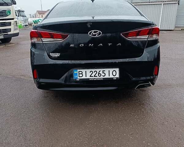 Черный Хендай Соната, объемом двигателя 2.36 л и пробегом 70 тыс. км за 11700 $, фото 8 на Automoto.ua