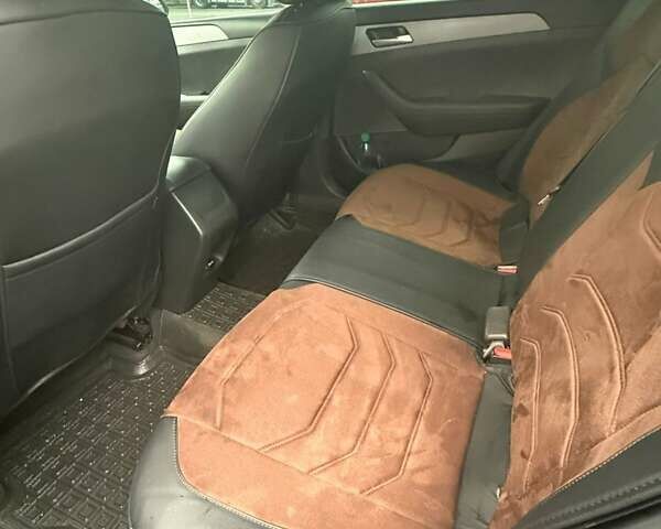 Черный Хендай Соната, объемом двигателя 2.36 л и пробегом 81 тыс. км за 12600 $, фото 17 на Automoto.ua