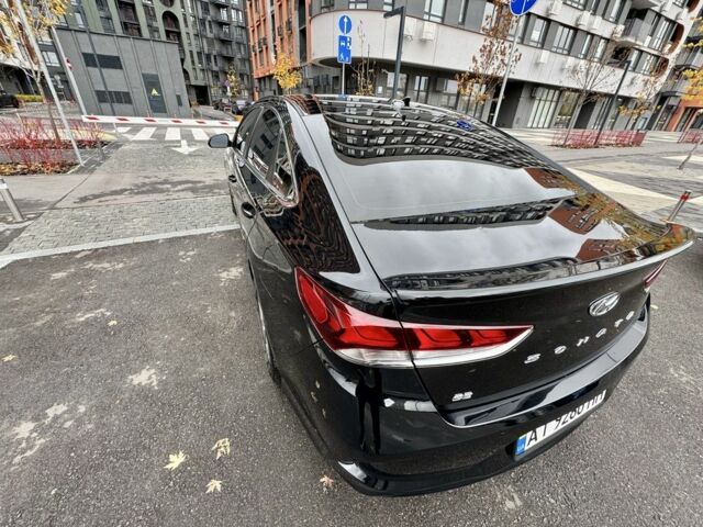 Черный Хендай Соната, объемом двигателя 2.4 л и пробегом 91 тыс. км за 10900 $, фото 10 на Automoto.ua