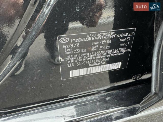 Черный Хендай Соната, объемом двигателя 2.4 л и пробегом 91 тыс. км за 11900 $, фото 43 на Automoto.ua