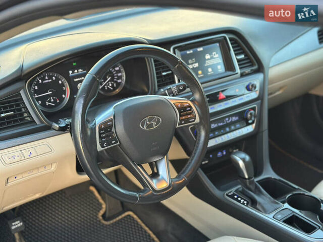 Черный Хендай Соната, объемом двигателя 2.4 л и пробегом 140 тыс. км за 13600 $, фото 16 на Automoto.ua