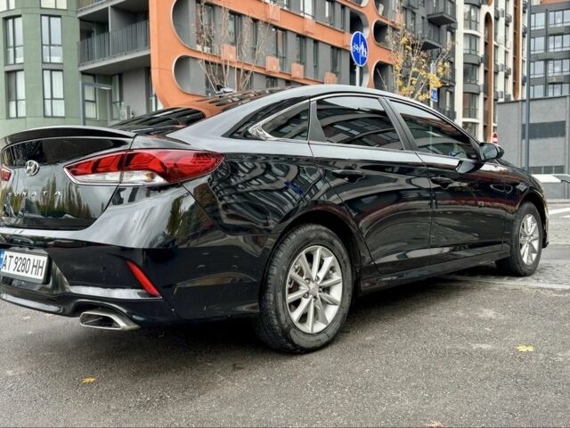 Черный Хендай Соната, объемом двигателя 2.4 л и пробегом 91 тыс. км за 10900 $, фото 9 на Automoto.ua