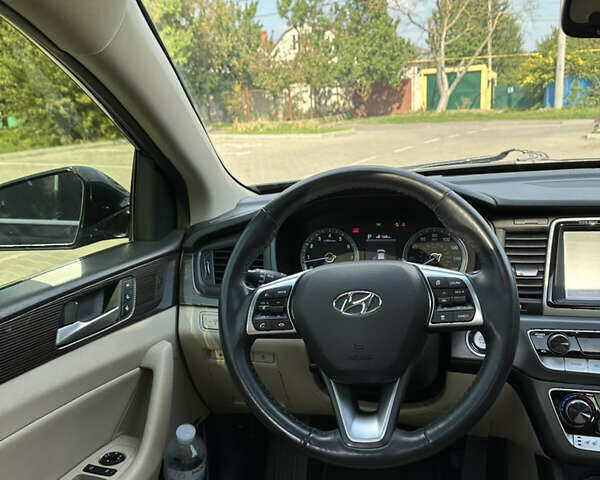 Черный Хендай Соната, объемом двигателя 2.4 л и пробегом 90 тыс. км за 12100 $, фото 11 на Automoto.ua