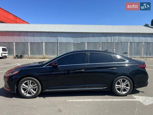 Черный Хендай Соната, объемом двигателя 2.36 л и пробегом 134 тыс. км за 14900 $, фото 3 на Automoto.ua