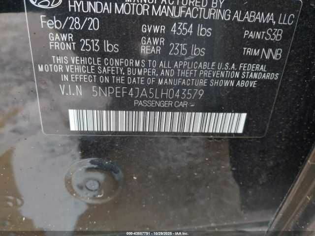 Чорний Хендай Соната, об'ємом двигуна 2.5 л та пробігом 56 тис. км за 13000 $, фото 11 на Automoto.ua