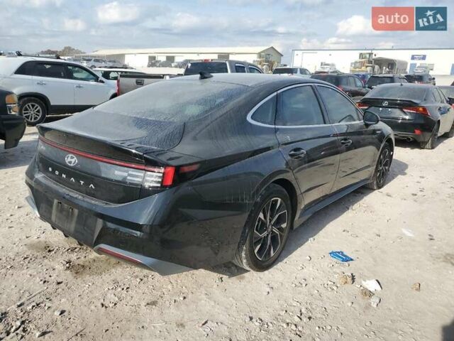 Черный Хендай Соната, объемом двигателя 2.5 л и пробегом 38 тыс. км за 9800 $, фото 2 на Automoto.ua