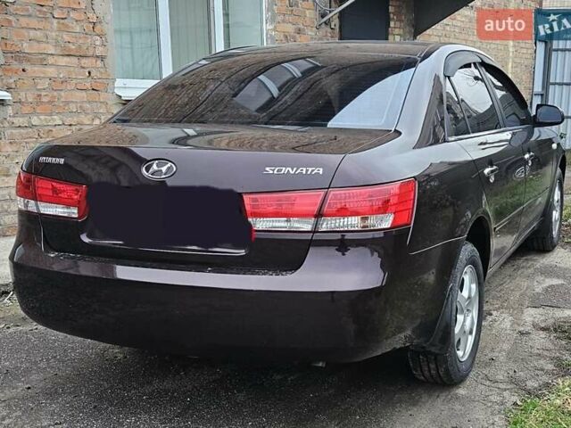 Фіолетовий Хендай Соната, об'ємом двигуна 2.4 л та пробігом 215 тис. км за 5800 $, фото 3 на Automoto.ua