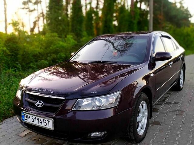 Коричневый Хендай Соната, объемом двигателя 2.4 л и пробегом 350 тыс. км за 4800 $, фото 3 на Automoto.ua