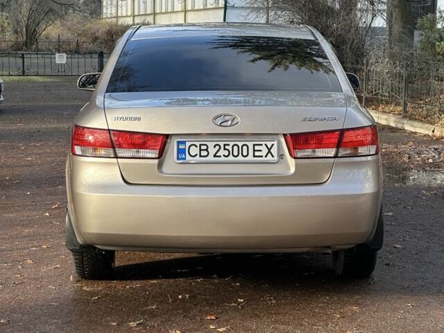 Коричневый Хендай Соната, объемом двигателя 2 л и пробегом 426 тыс. км за 5000 $, фото 6 на Automoto.ua