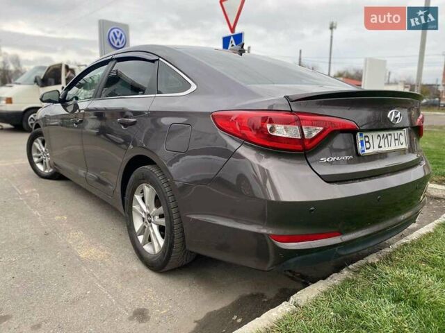 Коричневый Хендай Соната, объемом двигателя 2.36 л и пробегом 140 тыс. км за 8699 $, фото 7 на Automoto.ua