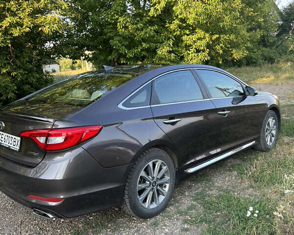 Коричневий Хендай Соната, об'ємом двигуна 2.4 л та пробігом 33 тис. км за 19712 $, фото 2 на Automoto.ua