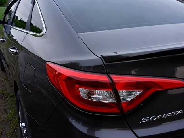 Коричневый Хендай Соната, объемом двигателя 2.4 л и пробегом 240 тыс. км за 11500 $, фото 2 на Automoto.ua