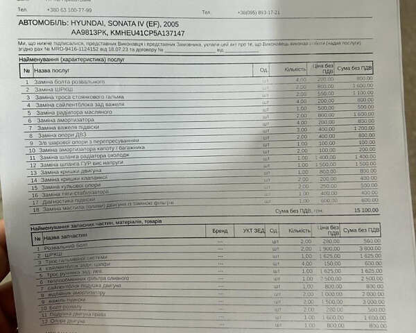 Красный Хендай Соната, объемом двигателя 2.4 л и пробегом 330 тыс. км за 4500 $, фото 20 на Automoto.ua