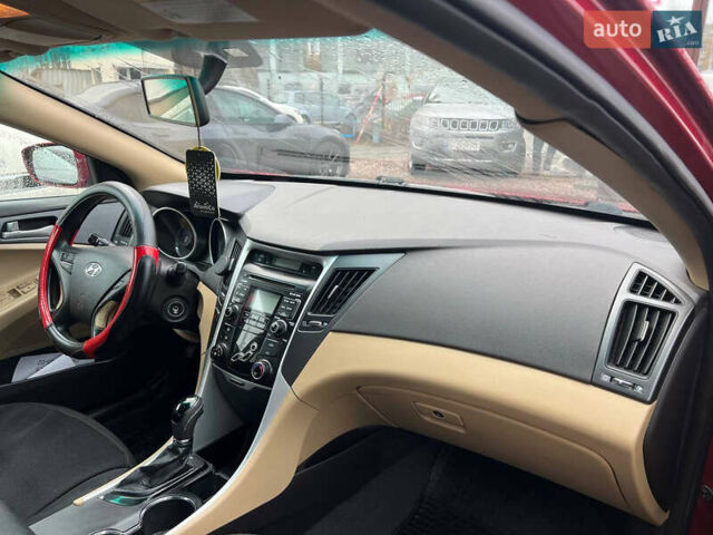Красный Хендай Соната, объемом двигателя 2.4 л и пробегом 252 тыс. км за 6700 $, фото 13 на Automoto.ua