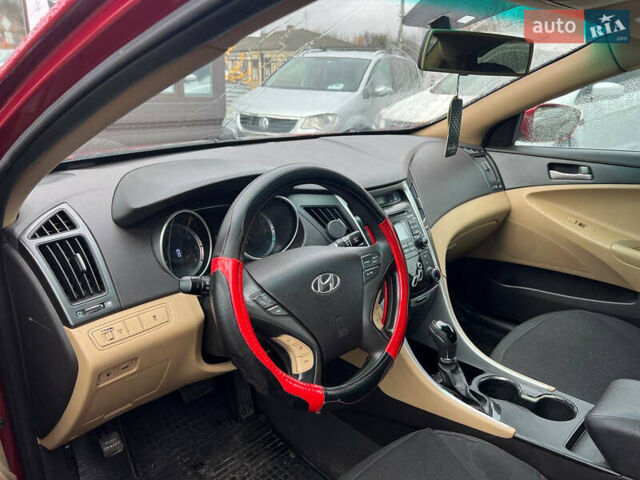Красный Хендай Соната, объемом двигателя 2.4 л и пробегом 252 тыс. км за 6700 $, фото 10 на Automoto.ua
